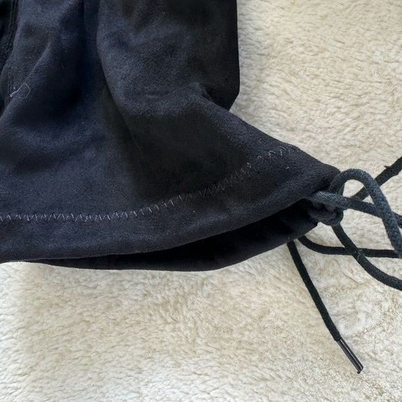 Lulus black suede over the knee high heel boot - Picture 4 of 5